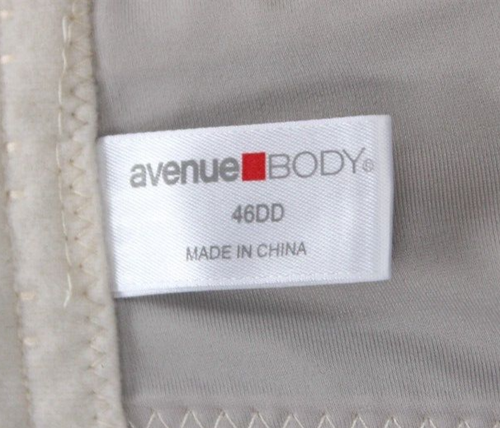Avenue Body Underwire Lined Full Coverage Bra Size 46DD #E670 - Picture 7 of 7