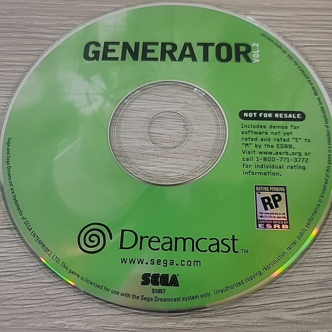 CA498 SEGA DREAMCAST DREAMON COLLECTION 2 - Jeu Vidéo Occasion
