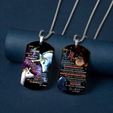 To My Mom Necklace Gifts For Teens Kids Men Women  Decor