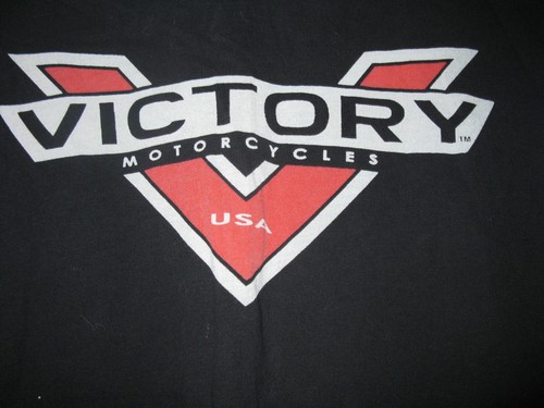Victory Motorcycle USA tee shirt med ss 2 sided preowned - Picture 2 of 11