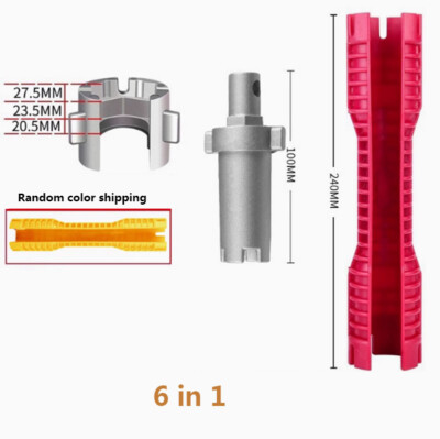 8 in 1 Multi Tool Faucet Sink Installer Pipe Wrench Plumbing for Kitchen Bathroo
