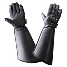3S Tactical Leather Riot Control Glove, Hard Knuckle - 3SG-T5