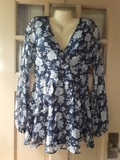 Forever 21 Junior Long Sleeve Lined Dress Size Large   NEW WITH TAGS