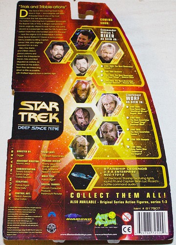 Star Trek DS9 Capt Sisko Trials & Tribble-Ations Figure 2005 Art Asylum NEW MIB - Picture 2 of 2