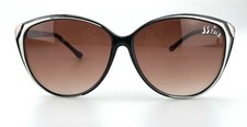 Vintage SS Pair Sunglasses mod. P427-23 Black Cat Eye Oversized