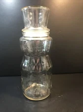 Planters Peanuts Mr. Peanut 75th Birthday Promotional 1991 Vintage Glass Jar 