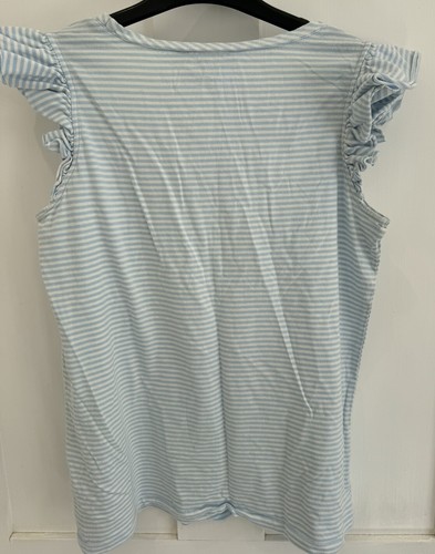 Ralph Lauren Mädchen-T-Shirt blau & weiß gestreift Alter 16 Jahre - Bild 4 von 4