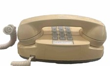 Western Electric . Princess Table Phone Beige Touch-Tone Vintage Untested A 