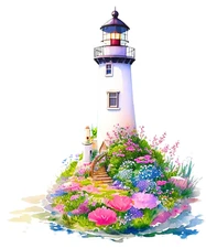5x huge XXXL 30X30cm car decal sticker lighthouse sticker