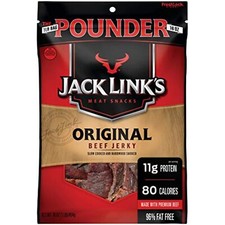 Jack Link's Meat Snacks Beef Jerky, Original, 16 Ounce Pack of 1