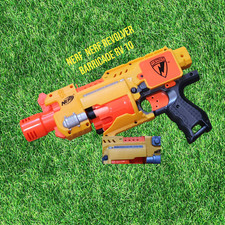 pistolet nerf revolver barricade RV 10 33x6x20 700g