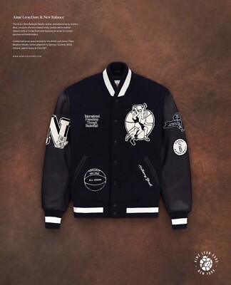 Aimé Leon Dore New Balance Varsity Jacket Size S | eBay