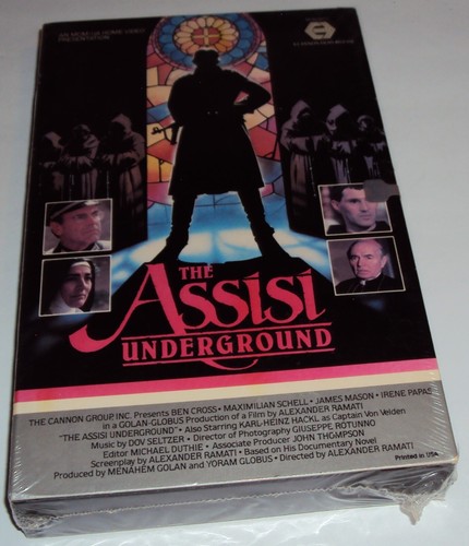 The Assisi Underground VHS Video NEW Ben Cross, Alexander Ramati, James Mason - Picture 3 of 8
