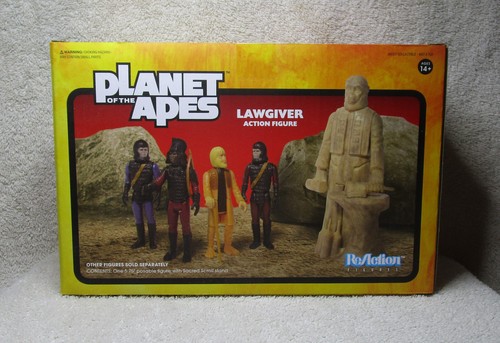 NEW & SEALED IN BOX 2018 ReAction Planet of the Apes LAWGIVER Action Figure - Picture 4 of 5