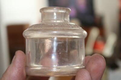 Antique Clear, LE PAGES, GOLD MEDAL MUCILAGE Bottle, Item #A-751