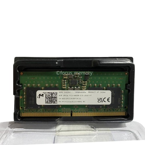 Micron 8GB 16 GB 32GB RAM PC5-38400 DDR5-4800 SO-DIMM Laptop Memory lot For Dell - Picture 2 of 14