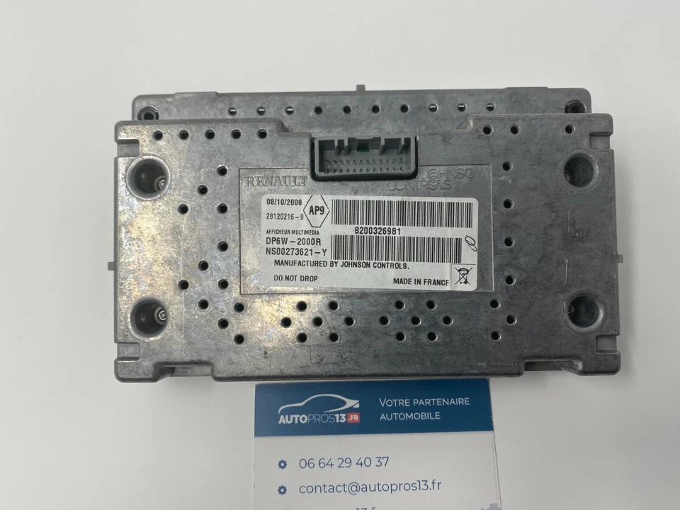 ECRAN LCD AFFICHEUR MULTIMIDIA GPS NAVIGATION RENAULT SCENIC 2 LAGUNA 2 VELSATIS - Photo 3/4