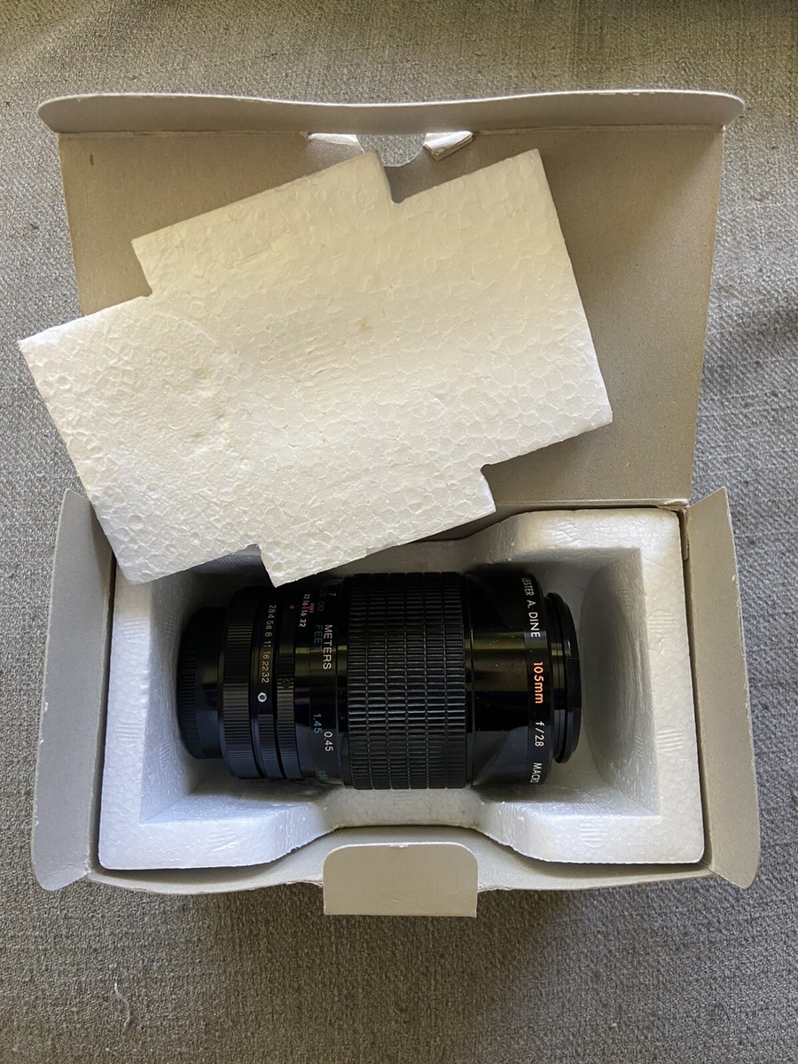 RARE Canon FD Mount Lester Dine Dental Macro Lens 105mm f/2.8 with