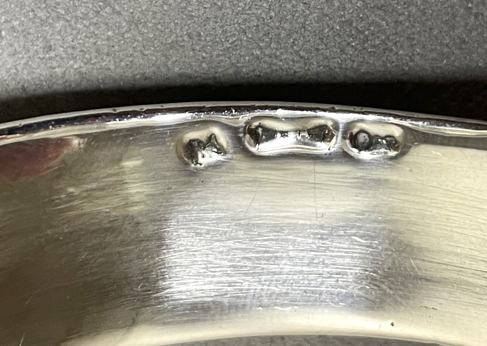 Designer Modern Solid Sterling Silver Signed Bang… - image 5