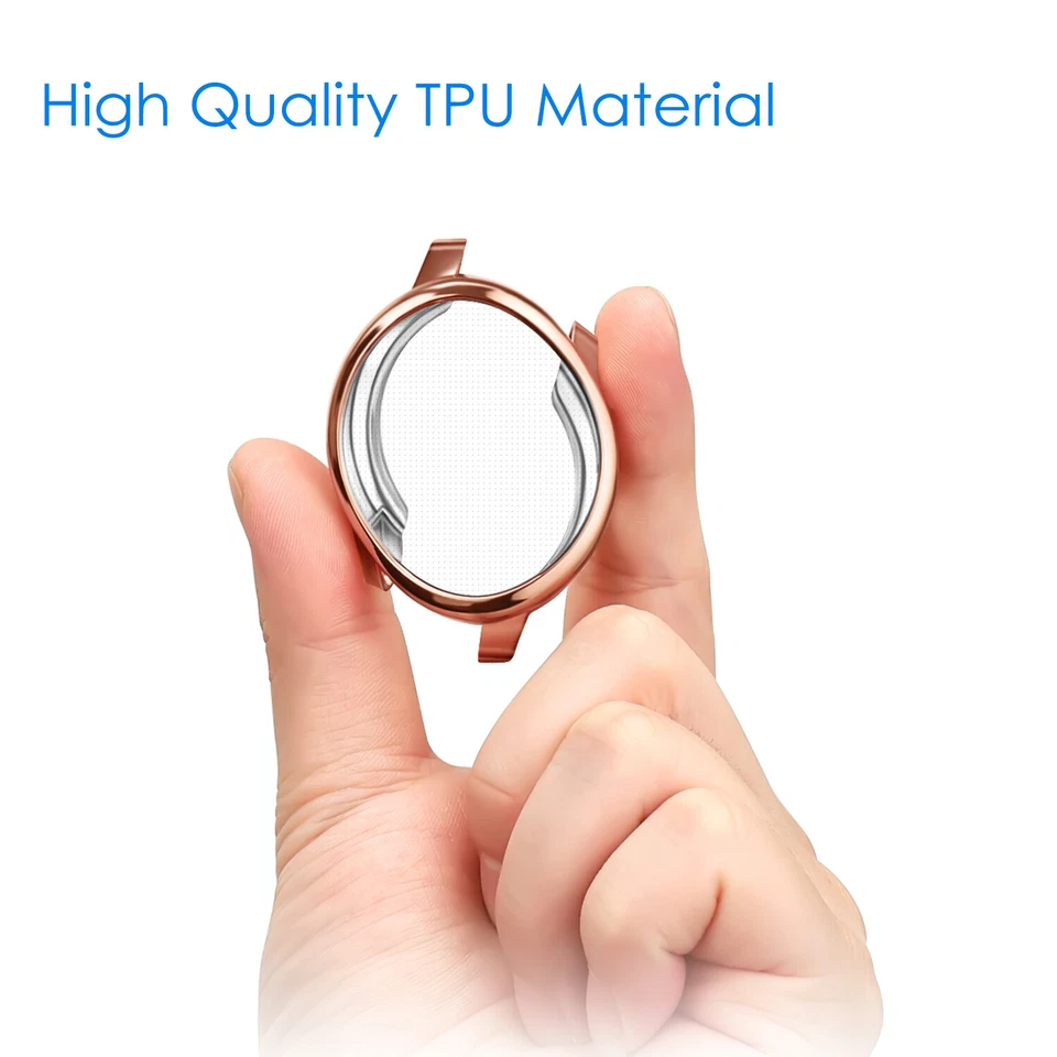 3 Pack Screen Protector Case All-Around Bumper Cover for Garmin Vivoactive 3 - Image 3 of 4