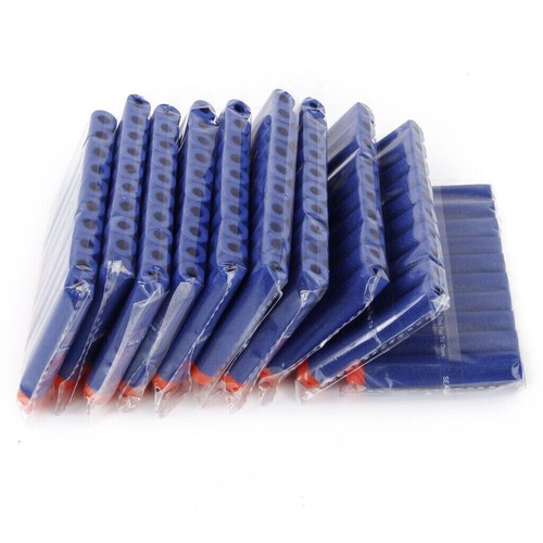 50 DARK BLUE Refill Foam Bullets Toy Shooting Christmas Toy - Picture 7 of 7