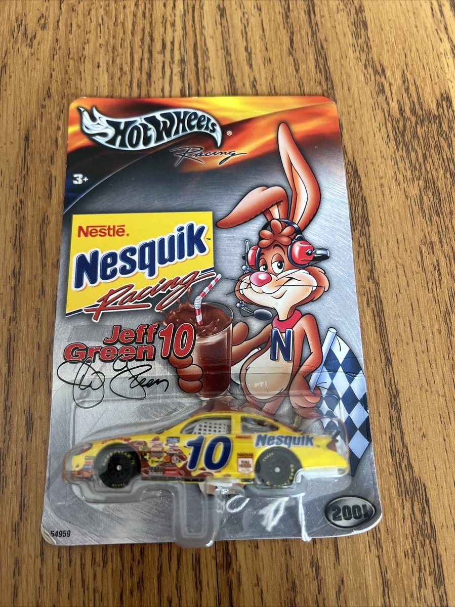 Hot Wheels Nestle Nesquik 2001 Jeff Green #10 Mint Unopened