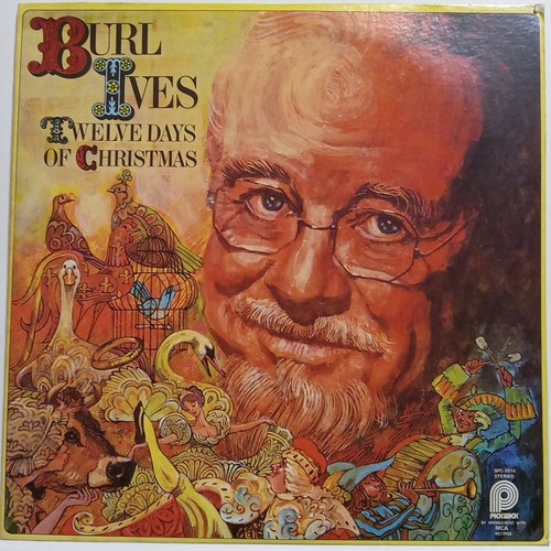 BURL IVES Twelve Days of Christmas 1967 Pickwick LP SPC-018