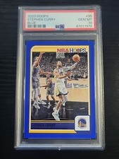 2023 Hoops Stephen Curry #35 Blue SP RARE PSA 10 GEM MINT Team Color Match