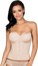 Parfait EUROPEAN NUDE Elissa Low-Back Bustier Bra, US 36F, UK 36E