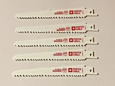 5-NEW Porter Cable 6-inch 5/8 TPI BI-METAL Reciprocating Saw Blade