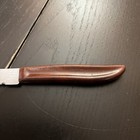 Vintage Quikut QUIKKLE Stainless Steel Steak Knives Brown Swirl Handle — photo 2