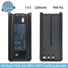 KNB-45 KNB-45L Li-ion Battery For Kenwood TK-2312 TK-3200 TK-3207 Radio 2200mAh