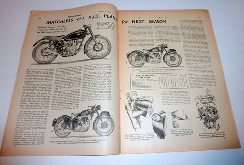 Wizard, Matchless, A.J.S, BSA, Triumph 1947 & 1948 CPICS Motorcycling Magazines - Picture 5 of 20