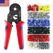 1200x Wire Terminal Crimp Connector Insulated Uninsulated Wire End Ferrules M25