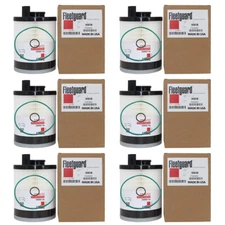 6x FS20083 Fleetguard Fuel Water Separator Filter For Cummins ISX DD13 DD15 DD16