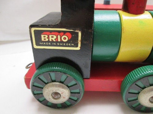 Vintage Holzzugspielzeug BRIO ZUG Hubschrauber CLOWN Walter westdeutsch - Bild 6 von 24
