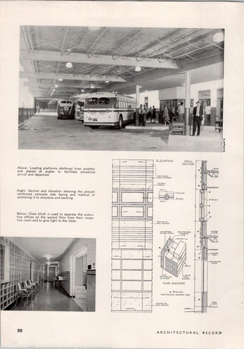 1942 Article * Greyhound Bus Station Terminal Winston-Salem NC * George D. Brown - Picture 4 of 4