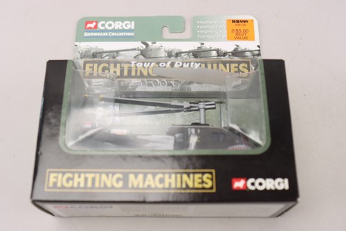 Lot of 4 Corgi Fighting Machines M48-A3 Tank x 2, Huey Helicopter & Willys Jeep - Picture 7 of 12