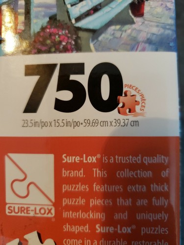SURE LOX 750 Piece Jigsaw Puzzle In Bloom Blissful Burgundy Flower Art Flowers. - Picture 3 of 3
