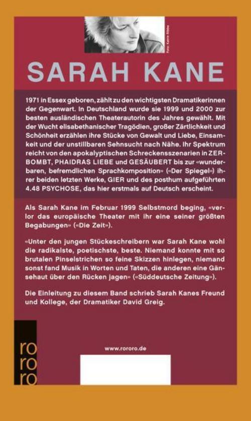Thumbnail - Sämtliche Stücke Sarah Kane