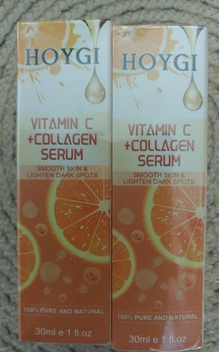 Hoygi/ Vitamin C + Collagen Serum/Smooth Skin & Lighten Dark Spots /2 Pk/01/27