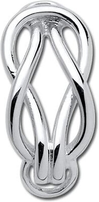 .925 Sterling Silber quadratischer Liebesknotenverschluss für Lestage wandelbare Armbänder
