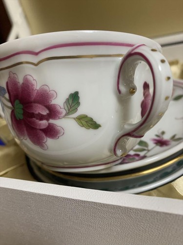 Juego de 6 tipos de tazas y platillos de porcelana Richard Ginori Doccia Demitasse Granduca - Imagen 19 de 19