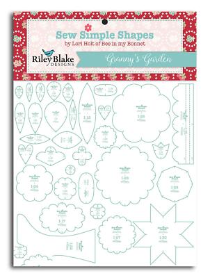 Riley Blake Designes (bot_1663334310) Granny's Garden Sew Simple Shapes 32 Quilt