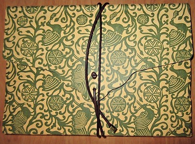 Giulio Gianini Journal Tie Up Portfolio 9.5'' x 6.5'' x.5'' 