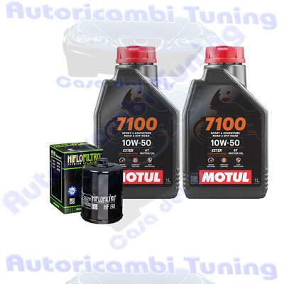 Wartungsset Öl Motul 7100 10W50 Für Polaris 800 Ranger RZR 4 EPS 2012-2013