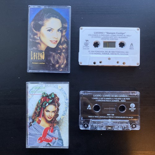 LUCERO - ¡CARIÑO DE MIS CARIÑOS!/ SIEMPRE CONTIGO (2 CASSETTE LOT) - Picture 6 of 9