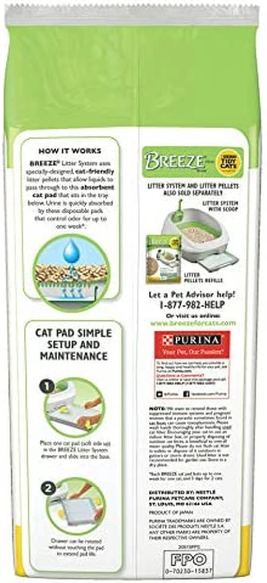 Tidy Cat Breeze Refill Pads 10 Ct. Pack of 3 eBay