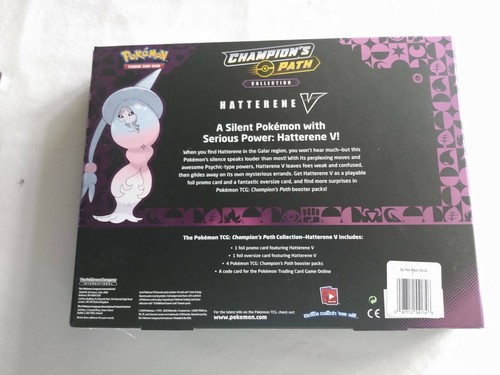 🔥🔥Pokemon TCG Champions Path Hatterene V Collection Booster Box Pokemon Sealed - Picture 5 of 8