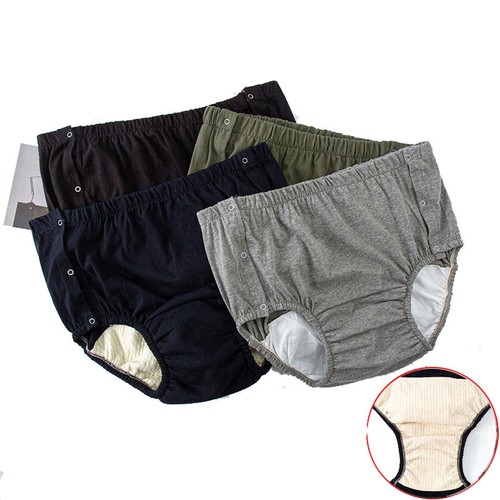 Men’s Incontinence Underwear Absorbency Washable Briefs XL-3XL - Picture 3 of 10